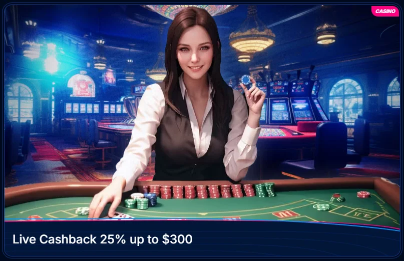 Boomerang Bet Casino Live Cashback