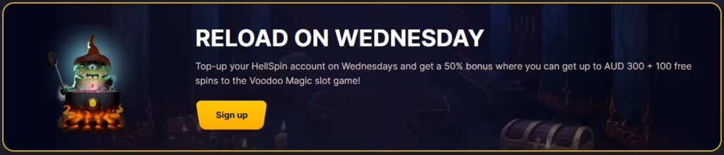 HellSpin Casino Reload Offers