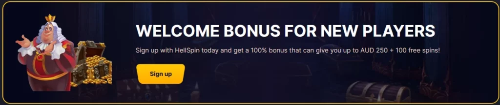 HellSpin Casino Welcome Bonus